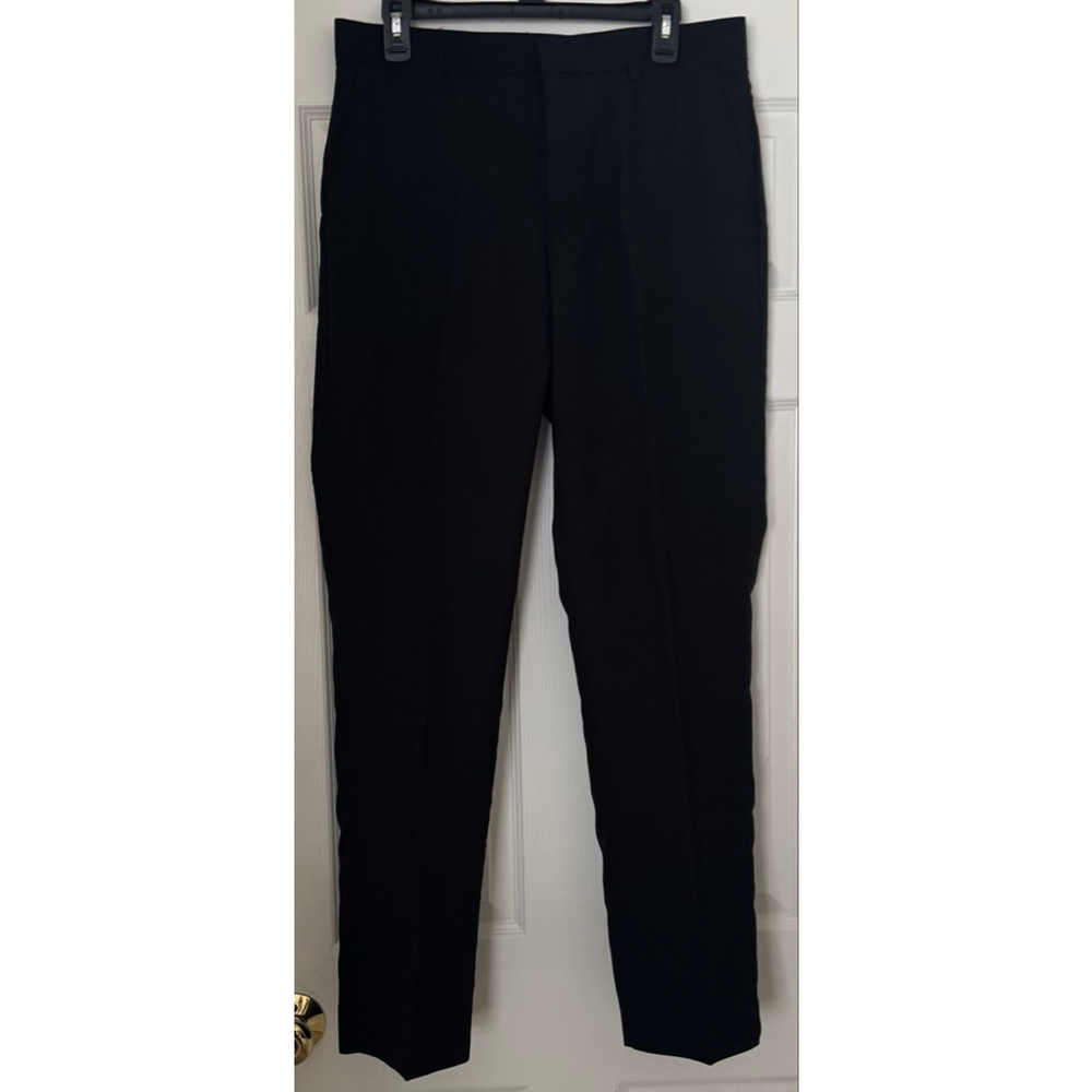 Men's Vittorino Black Dress Pants Waist 34